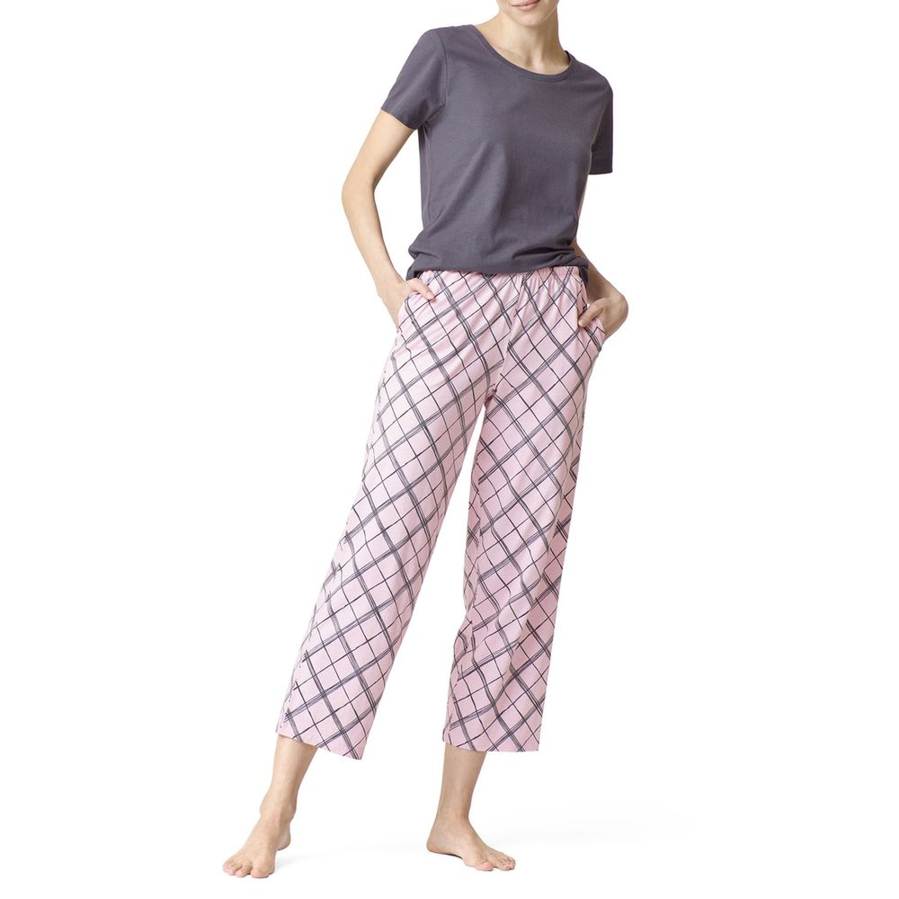 Hue Women's Temp Tech Short Sleeve Tee Skimmer Pj Set